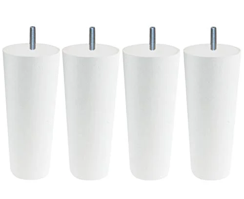Margot stuga konisk bas 5,5 x 14 cm paket med 4 18 cm, trä, vit, 3700527853741 Margot stuga konisk bas 5,5 x 14 cm paket med 4 18 cm, trä, vit, 3700527853741