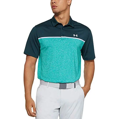 Under Armour Playoff 2.0, polo t shirt med korta ärmar, kortärmad poloskjorta solskydd män Blue (510) S 192810637535