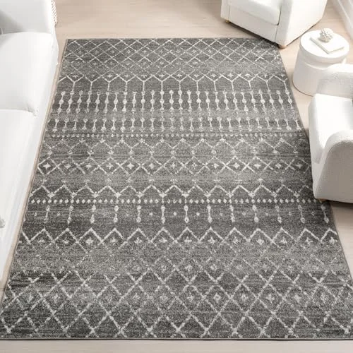 nuLOOM Matta, polypropelen, mörkgrå, 91 cm x 152 842736126742