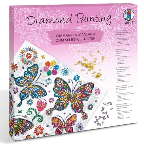 Ursus Diamantmålning, flerfärgad, en storlek 4008525253600