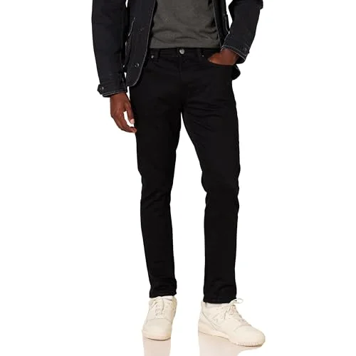 Amazon Essentials Herr Skinny Fit Stretch Jean, Svart, 32 W x 34 L 191770619995