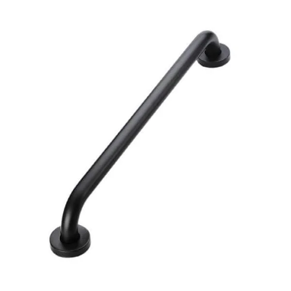 1 Set Duschhandtag Utrymmesbesparande Stark Lastbärande Halkfri Rostfri Bra Grepp Handduksställ Rostfritt Stål Handikappade Äldre Seniorhjälp Black 30cm Fy03-C10-WLN00205
