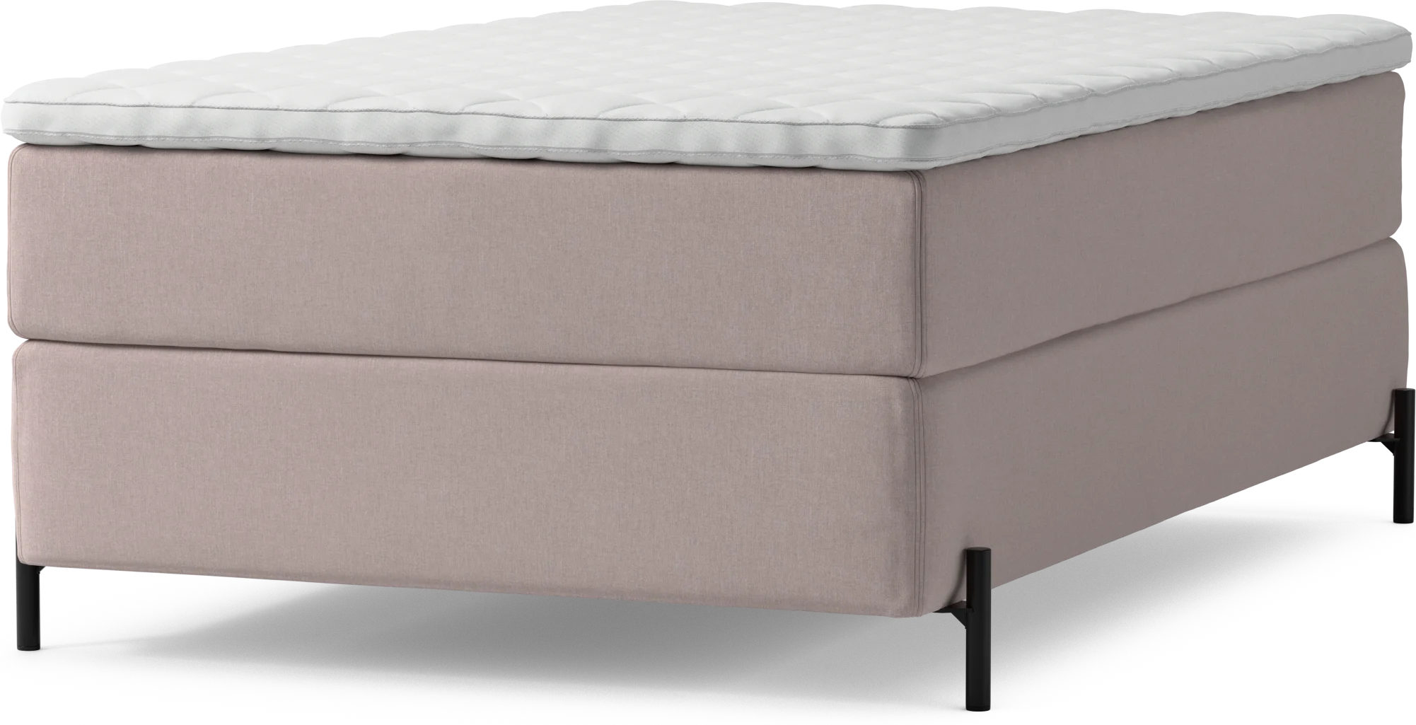 Delux Dream Kontinentalsäng, enkelsäng 120 cm med bäddmadrass och sängben H6kVq Delux Dream Kontinentalsäng, enkelsäng 120 cm med bäddmadrass och sängben H6kVq