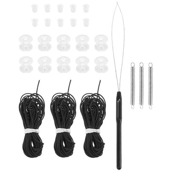 1 Set Rv Plisségardins Reparationssats Persienn String Hjul Reparationssats För Husvagn Black 21.50X0.50X0.50CM dm-08260933 1 Set Rv Plisségardins Reparationssats Persienn String Hjul Reparationssats För Husvagn Black 21.50X0.50X0.50CM dm-08260933