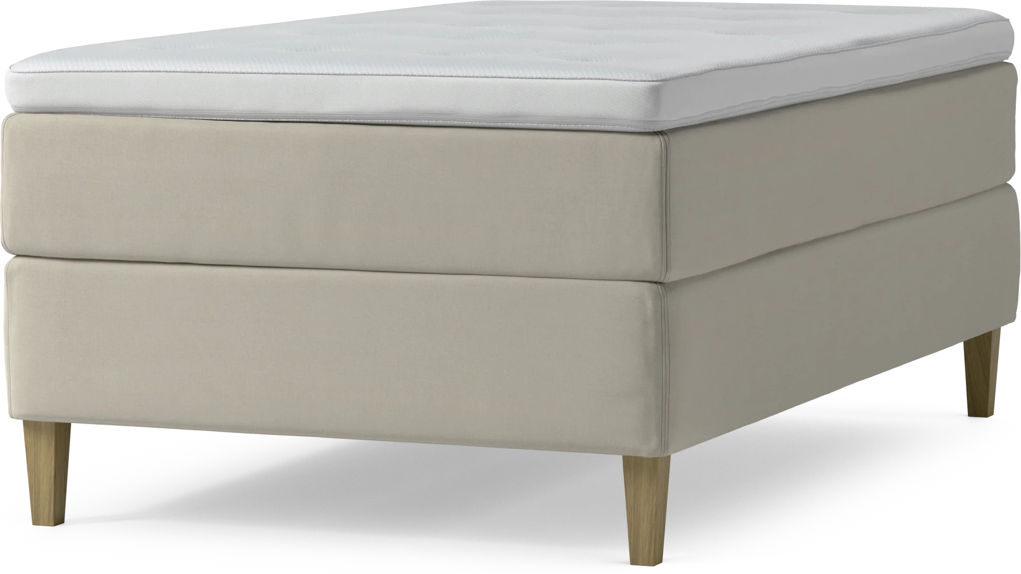 Delux Dream Kontinentalsäng, enkelsäng 120 cm med bäddmadrass och sängben 9UW9L