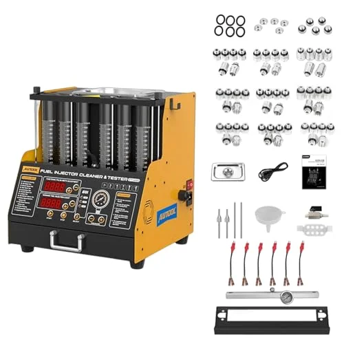 AUTOOL CT400 GDI bil ultraljudsinjektorrengöringsmaskin 220V/110V, bensindieselbränsleinjektortestare med 6 cylindrar för olika bränsleinsprutare 6972697784751