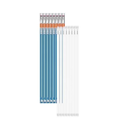 OSRAM LED TUBE T8 36 EM PC 1200 mm, linjärt rör, 15W, 1800lm, 6500K, dagsljusvitt ljus, -ersättning för lysrör med G13 -bas, lång livslängd, låg energiförbrukning 4099854039294