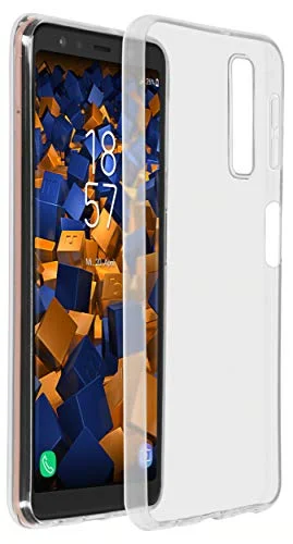 mumbi skal kompatibel med Samsung Galaxy A7 2018 mobiltelefon fodral mobilskal tunt, transparent 4251077299354
