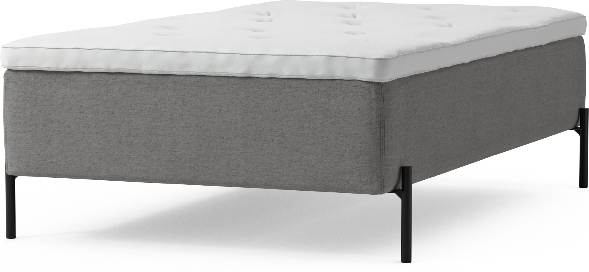 Delux Dream Ramsäng, enkelsäng med bäddmadrass och sängben 2qt5m