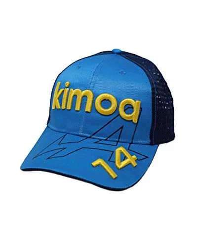 KIMOA Unisex_Vuxen Gorra FA Alpine Cap Spansk Gp 21 Formel 1, Blå, L 8445014006129