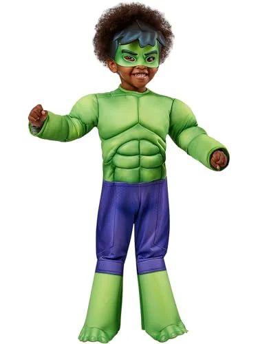 Rubies Marvel Hulk 702737 Kostym, Flerfärgad, 2 3 år 883028453061