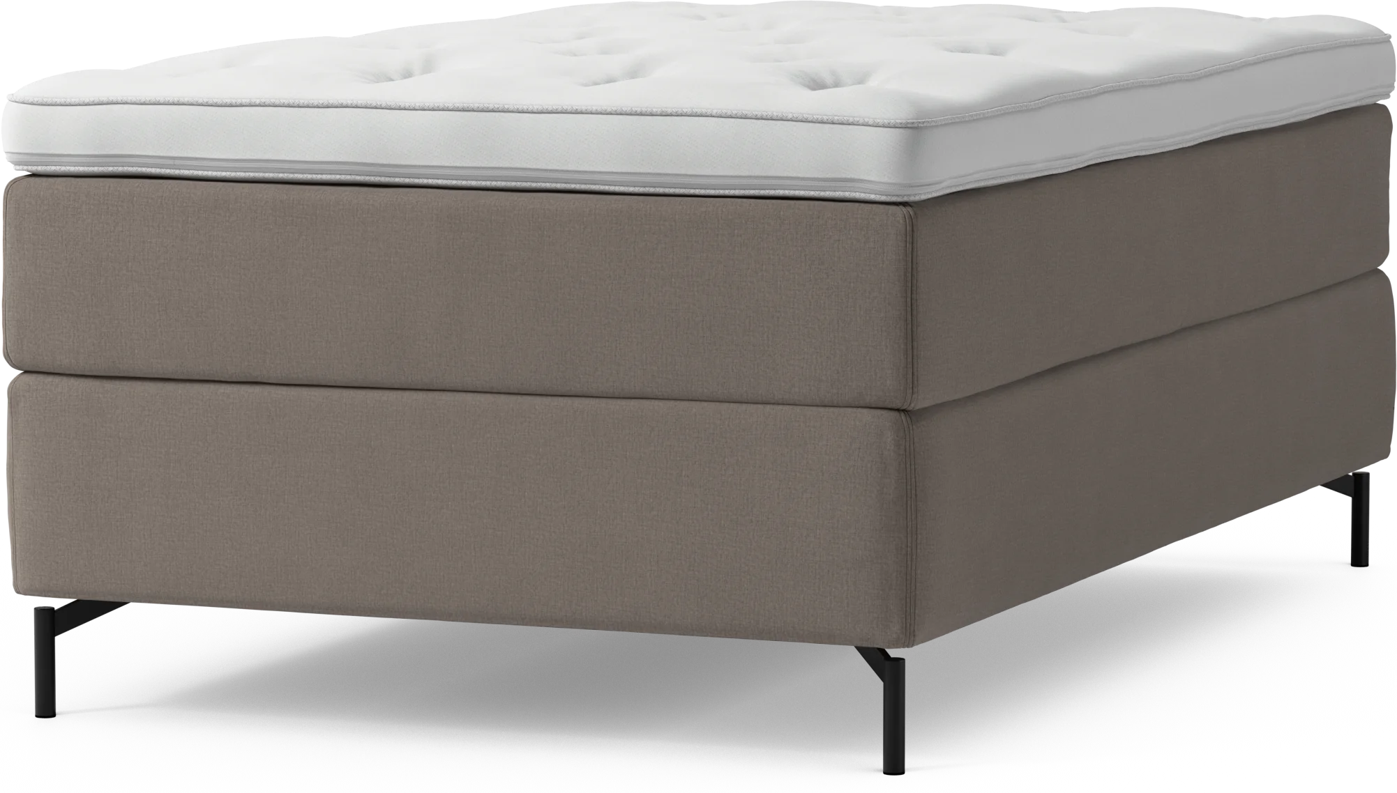 Delux Dream Kontinentalsäng, enkelsäng 120 cm med bäddmadrass och sängben 6xtIQ