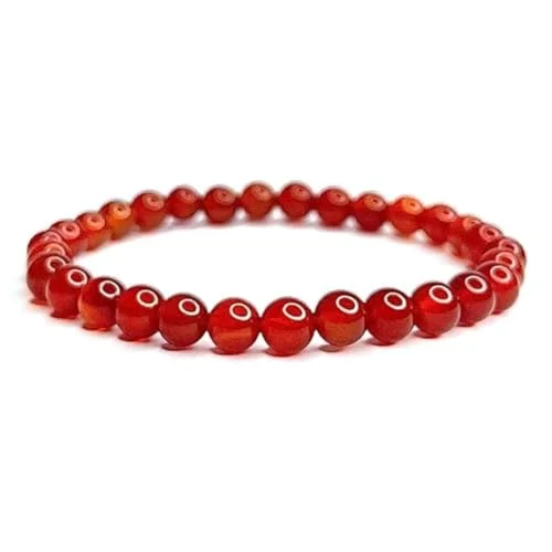 armband av karneol natursten fina och ädla stenar dam smycken herr gåva födelsedagspresent wellness, Taille unique, Sten, Unakit 3701641300760