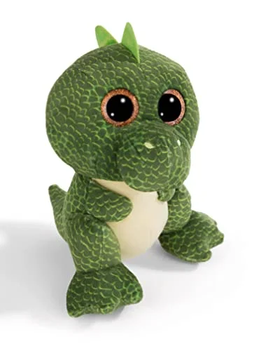 NICI Gosigt mjukisdjur från GLUBSCHIS dino Tyrannosaurus Rex Xert 25cm grön Hållbar mjuk leksak gjord av plysch, Gullig att gosa och leka med, för barn vuxna utmärkt present 4012390489248
