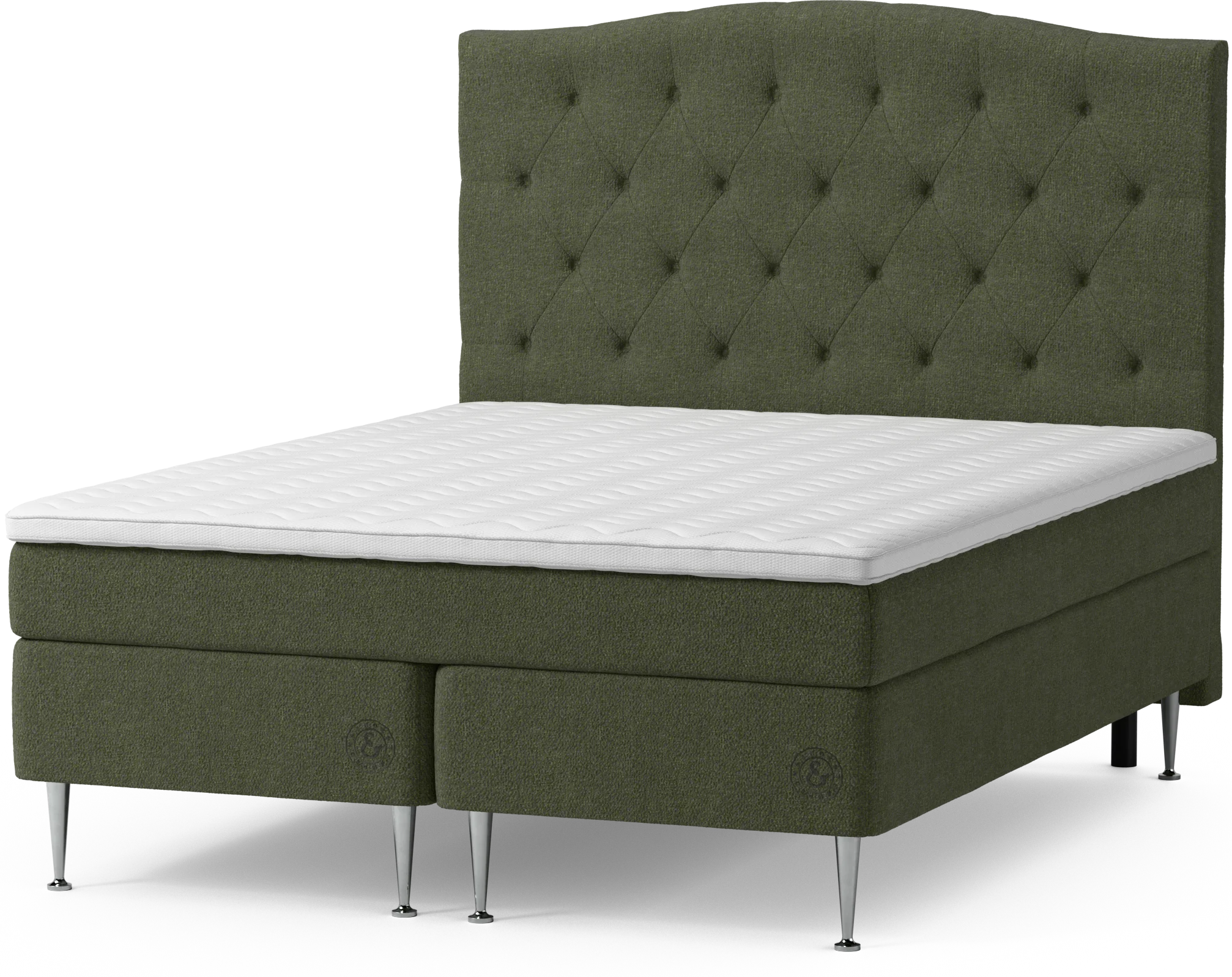 Asperö Comfort Kontinentalsäng, dubbelsäng med bäddmadrass Comfort och sängben l2GQ9