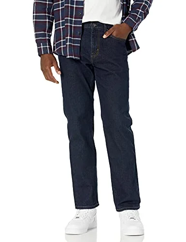 Amazon Essentials mäns jeans med rak passform, sköljd, 33 B x 30 L 191770614266
