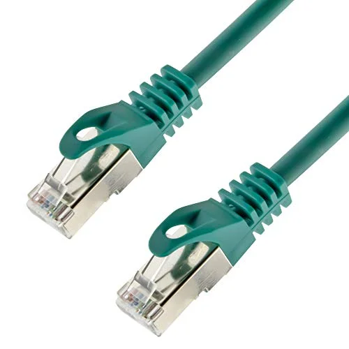 Nätverkskabel S/FTP PIMF Cat.7 15 meter grön patchkabel Gigabit Ethernet LAN DSL CAT7 kabel 4053171976519