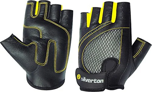 Silverton fitnesshandskar för kvinnor Svart/gul S 4007480431726