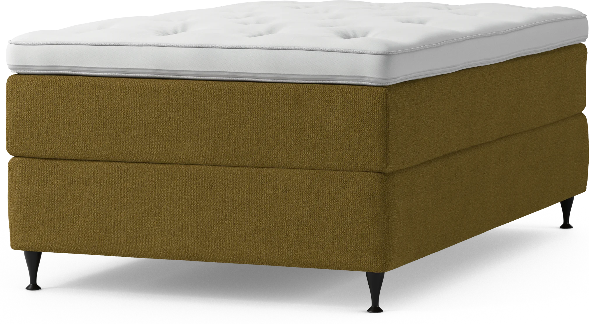 Delux Dream Kontinentalsäng, enkelsäng 120 cm med bäddmadrass och sängben GQH07