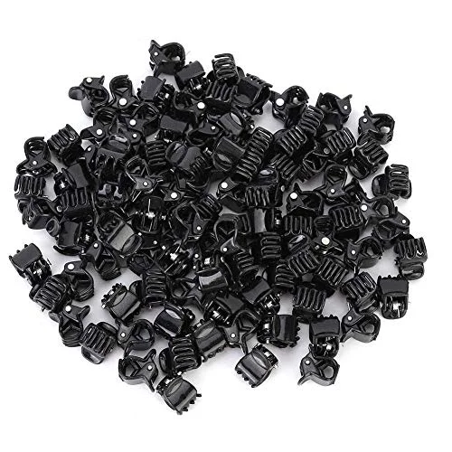 100 stycken mini hårklämmor små, svarta plast snygga tall klämmor halkfria hårspännen små hår krona klor stift för flickor och kvinnor 738589070694 100 stycken mini hårklämmor små, svarta plast snygga tall klämmor halkfria hårspännen små hår krona klor stift för flickor och kvinnor 738589070694