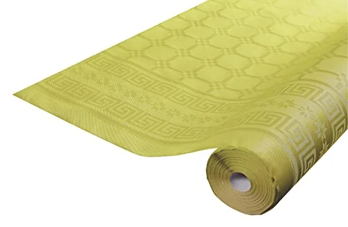 Pro Nappe Ref R482535I engångsduk av damastpapper på rulle 25 m lång x 1,18 bred universellt elegant och klassiskt 83 bestick kiwigrön färg 3281514825359