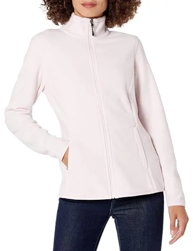 Amazon Essentials dam klassisk passform full dragkedja polar mjuk fleecejacka (finns i plusstorlek), ljusrosa, X Small 195111808468