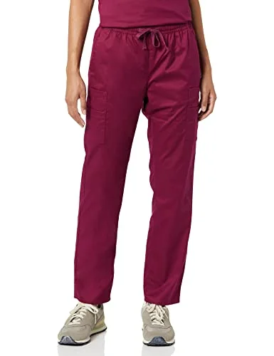 Amazon Essentials snabbtorkande stretchbyxor för kvinnor (finns i plusstorlek), plommon, Small 196433519766