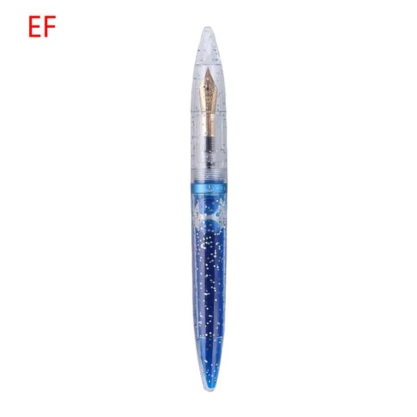 0,38/0,5 mm transparent reservoarpenna Fin spets Kalligrafi Business Student Skolmaterial Skrivverktyg 5AC1103019-EF-BL_LF