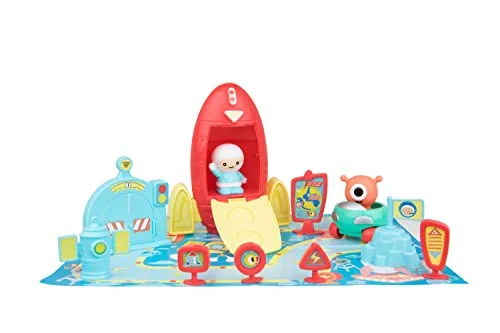 JC TOYS Mitt första rymdskepp Lots to Play Toys, innehåller 13 tillbehör, perfekt för spel, främjar fantasi och kreativitet, flerfärgad, unisex, 18 månader 43657814958