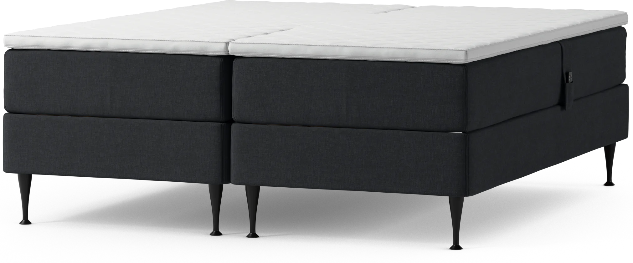 Delux Dream Ställbar säng, dubbelsäng med bäddmadrass och sängben OGb8B