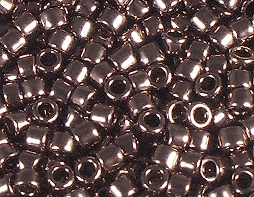 Japanska pärlor Treasure galvaniserad vinröd cylinder 3,3mm.8/0 100gr. 8428885229309