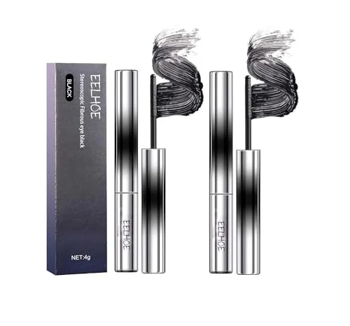 2 St Judy Doll Mascara, Judydoll Borstlös 3D Curling Eyelash Iron Tvättbar Extra Slim Metal Vattenfast, Långvarig 4919236248727