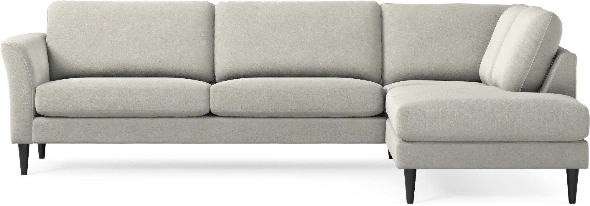 Bridge 3-sits soffa med divan höger D66Zc