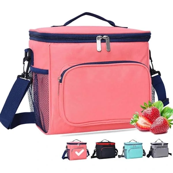 1 pc Lunch Bag, Work Bag with Thermal Insulation, 11L Large Bag with Double Compartments for Food, Lunch Cooler HY-SC-081102136 1 pc Lunch Bag, Work Bag with Thermal Insulation, 11L Large Bag with Double Compartments for Food, Lunch Cooler HY-SC-081102136