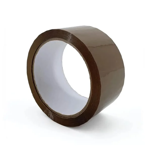 1 bit färgad BOPP-tejp för förpackning, damm- och hårskydd, lämplig för fabriker/hem/skolor Brown 1005007067099070Brown