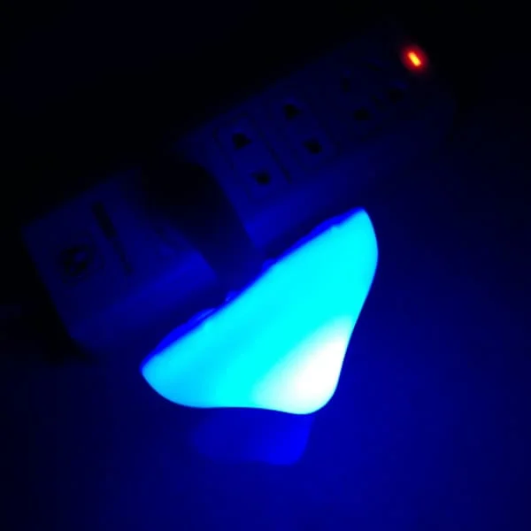 1-pack sensor LED nattlampa, energibesparande vägglampa, svampnattlampa för sovrum, badrum, toalett, hall, (blått ljus) BTRGX002564LYF-3 1-pack sensor LED nattlampa, energibesparande vägglampa, svampnattlampa för sovrum, badrum, toalett, hall, (blått ljus) BTRGX002564LYF-3