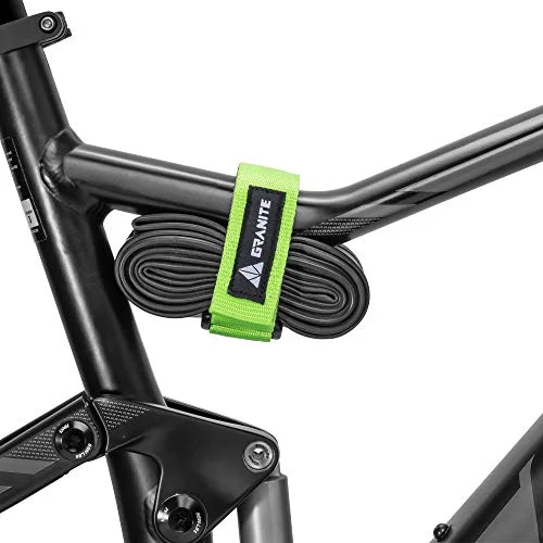 Granite Rockband MTB Ram Bärrem för Innerdäck och Cykelverktyg, Cykelförvaringslösning att Fästa Extra Utrustning på Din Mountainbike, BMX cykel, Landsvägscykel Gruscykel (Grön) 4712931188769