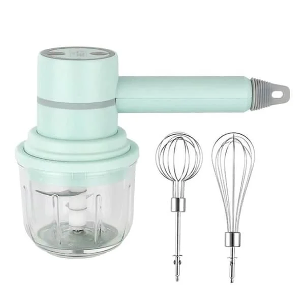 1-i-1 elektrisk handmixer, bärbar vitlökshackare, ägghackare, USB-laddning, elektrisk hushållsvisp SOD4894890421177 1-i-1 elektrisk handmixer, bärbar vitlökshackare, ägghackare, USB-laddning, elektrisk hushållsvisp SOD4894890421177