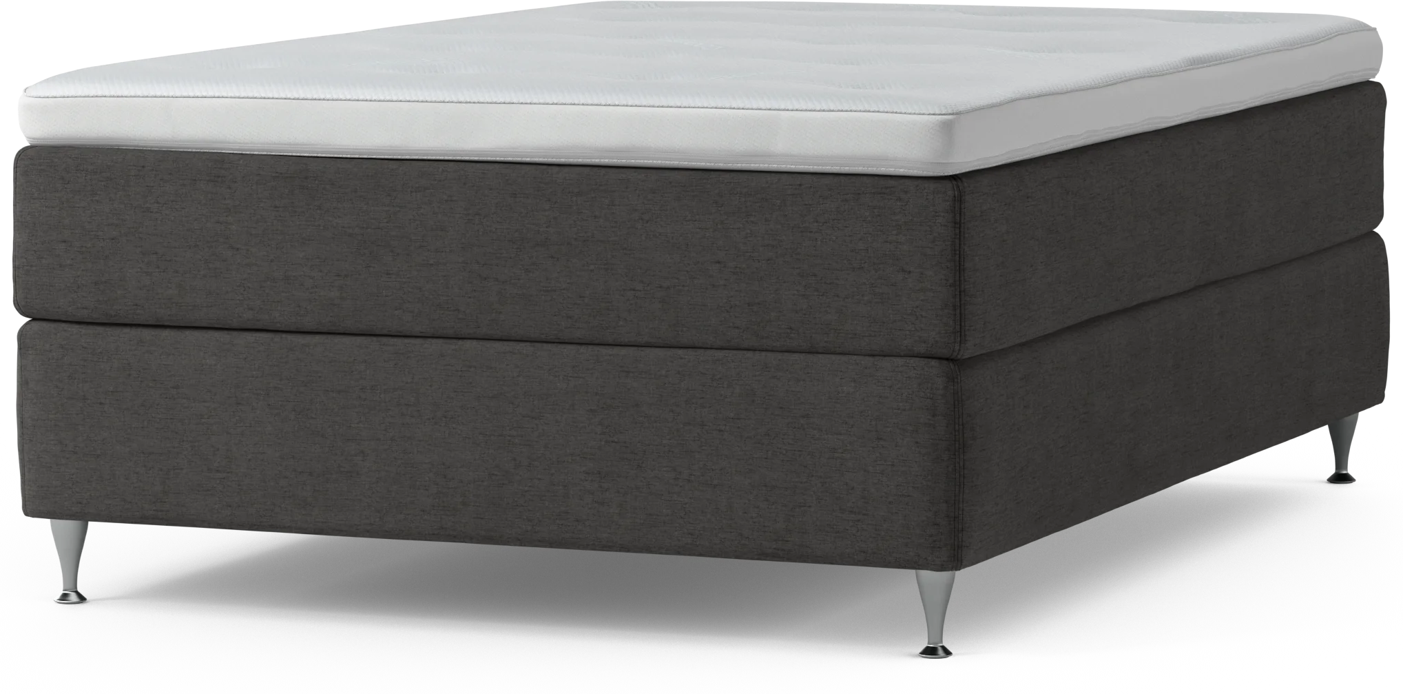 Delux Dream Kontinentalsäng, enkelsäng 140 cm med bäddmadrass och sängben X4n3V