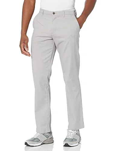 Amazon Essentials herr Classic Fit casual stretch chino byxa, ljusgrå, 33 B x 29 L 191770592496