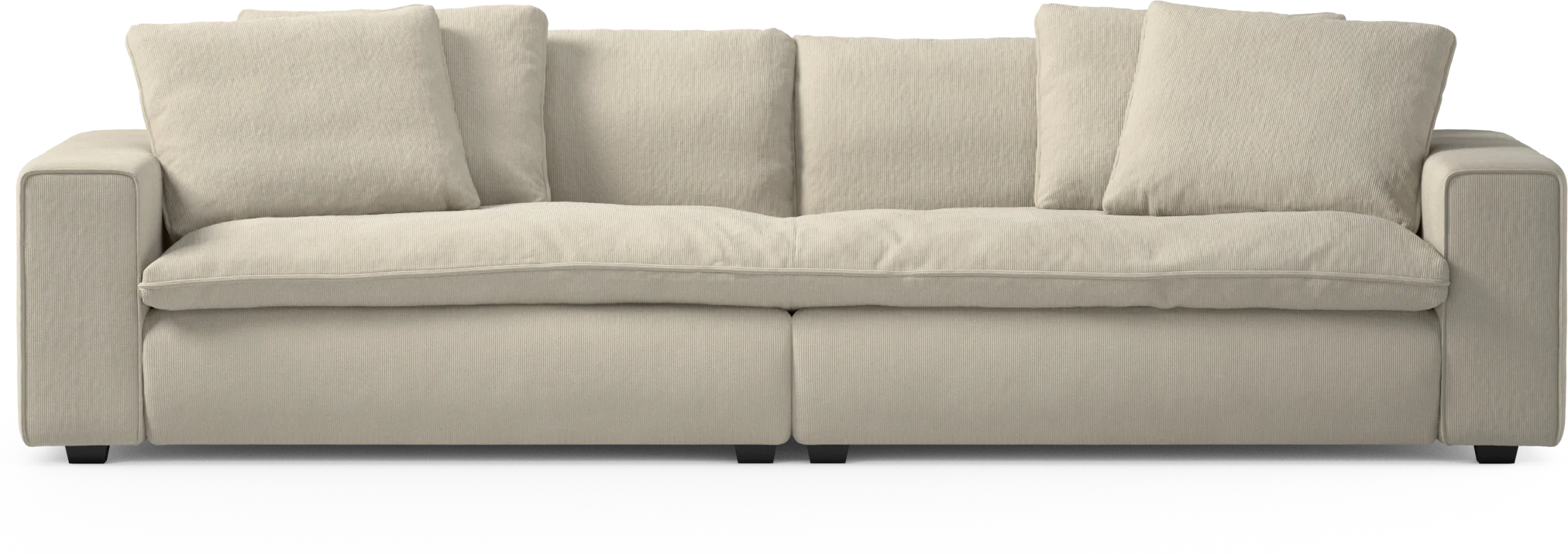 Bellora 4-sits soffa, hel dyna 8znPg