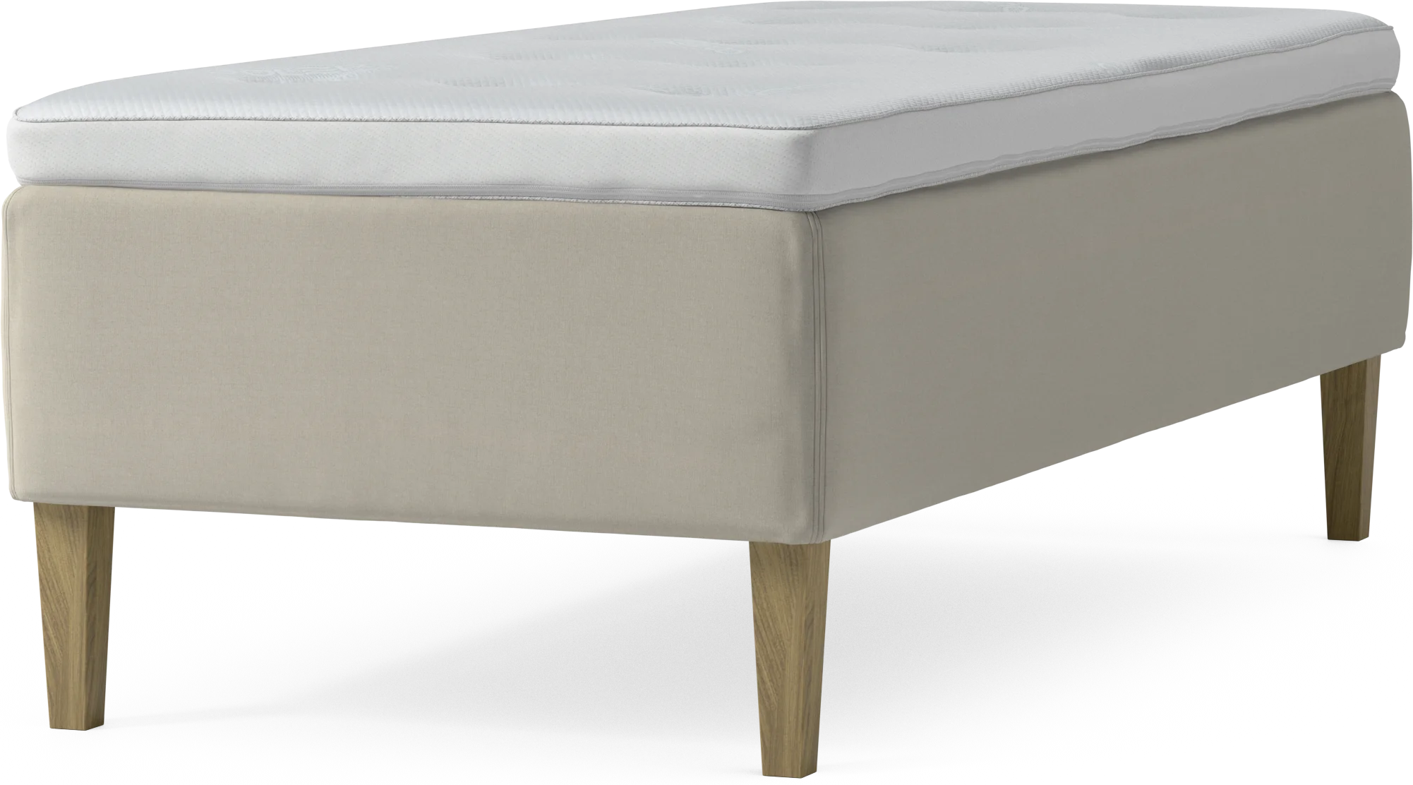 Delux Dream Ramsäng, enkelsäng med bäddmadrass och sängben GNUCl