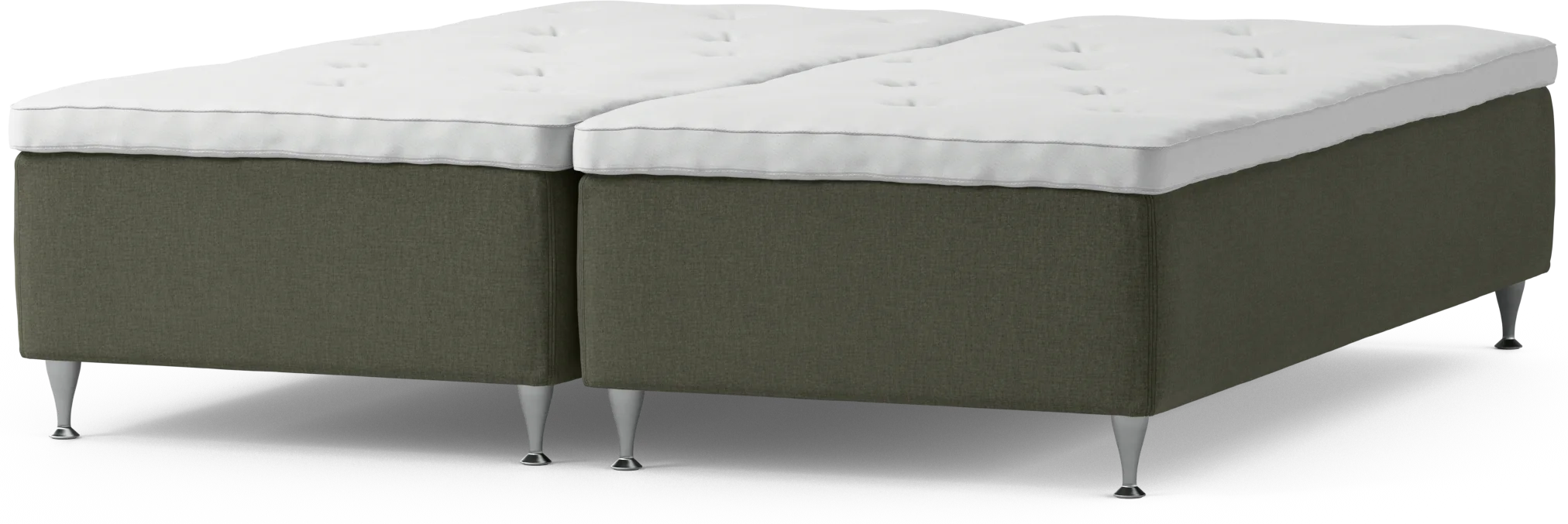 Delux Dream Ramsäng, dubbelsäng med bäddmadrass och sängben XZ1qx