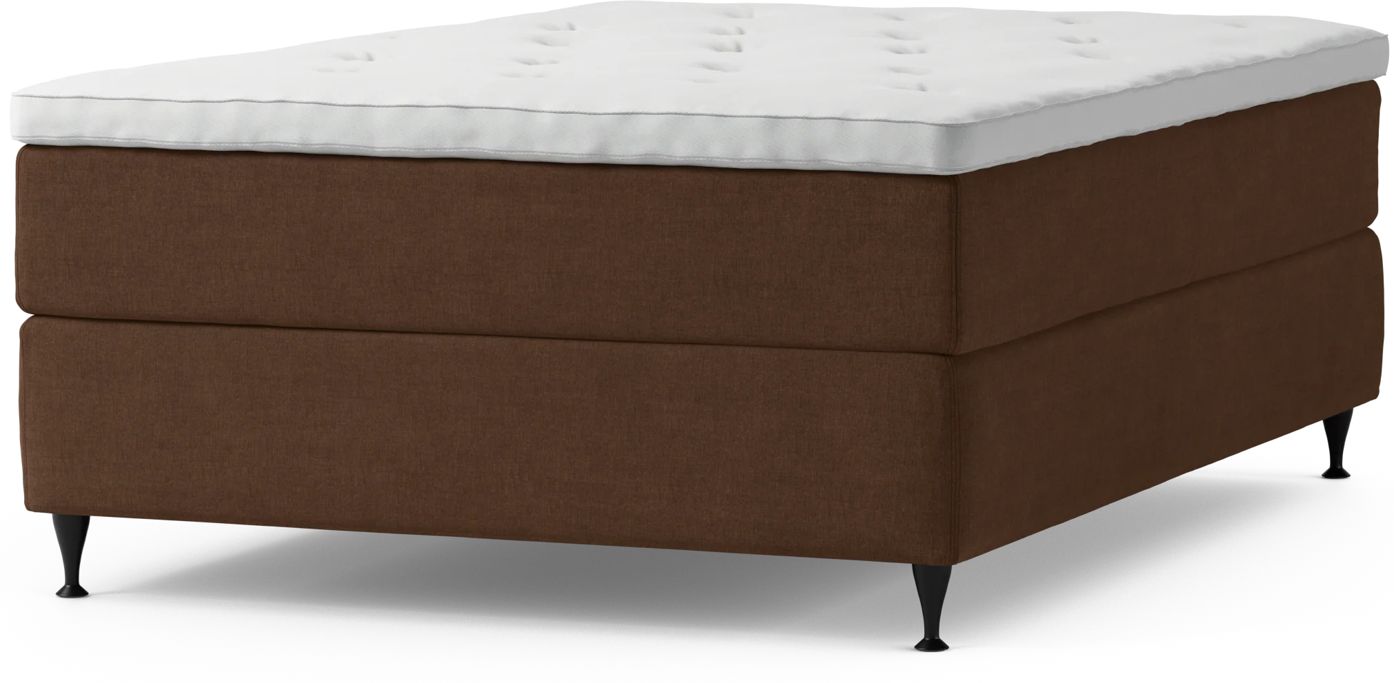 Delux Dream Kontinentalsäng, enkelsäng 140 cm med bäddmadrass och sängben qs4iW