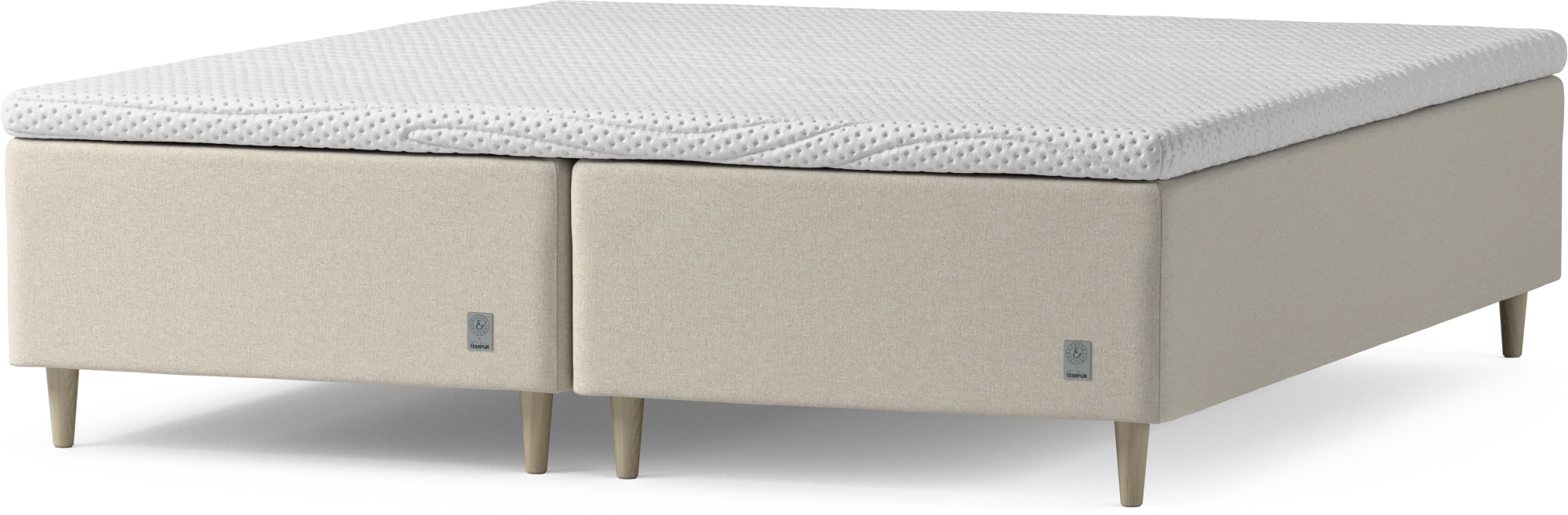 Cape Selene Ramsäng, dubbelsäng med bäddmadrass 5 cm och sängben Jt49v Cape Selene Ramsäng, dubbelsäng med bäddmadrass 5 cm och sängben Jt49v
