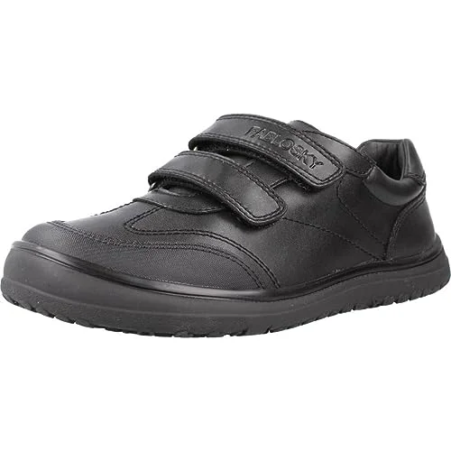 Pablosky Leader-Tech svarta barnskolor med fästlås, svart, 34 EU 8445543275546