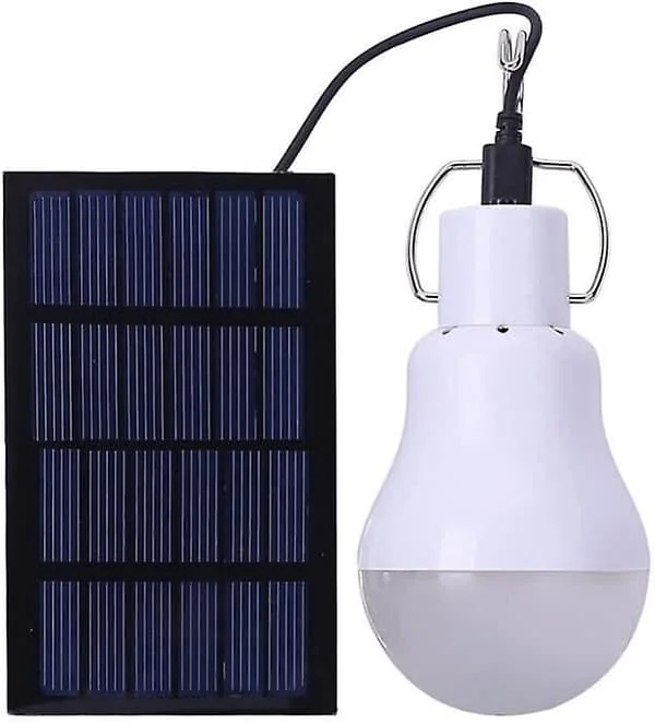 1 Portabel Solpaneldriven LED-lampa Campingtältlampa Inomhus Utomhus Tillbehör gogo-721-00771 1 Portabel Solpaneldriven LED-lampa Campingtältlampa Inomhus Utomhus Tillbehör gogo-721-00771