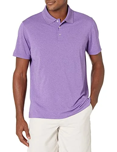 Amazon Essentials Men's Golfpikétröja smal passform snabbtorkande, Lila ljung, XXL 195111855233