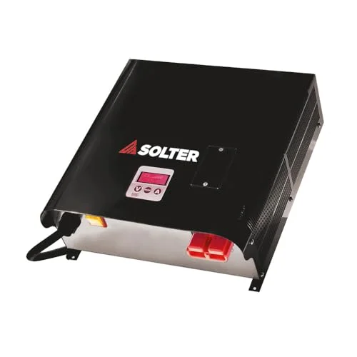 SOLFLASH 140 A 12 V HF strömförsörjning och automatisk laddare med högfrekvent inverterteknik LCD pekskärm 8427338103579