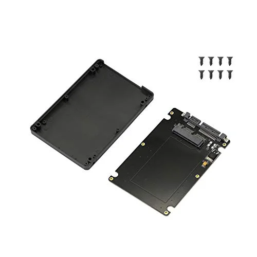 1,8 tum Micro SATA SSD HDD till 2,5 adapterkort med fodral 16 stift hona 22 hane laptop notebook adapter 723508510054 1,8 tum Micro SATA SSD HDD till 2,5 adapterkort med fodral 16 stift hona 22 hane laptop notebook adapter 723508510054